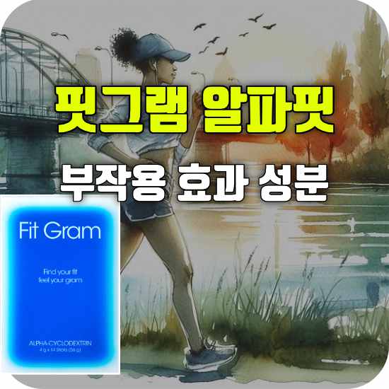 핏그램 알파핏 부작용 효과 성분