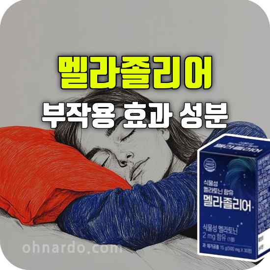 멜라졸리어 부작용 효능 복용법