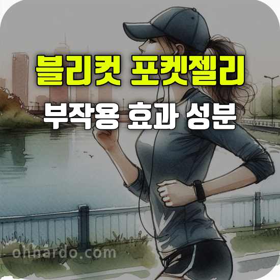 블리컷 포켓젤리 부작용 효능 성분