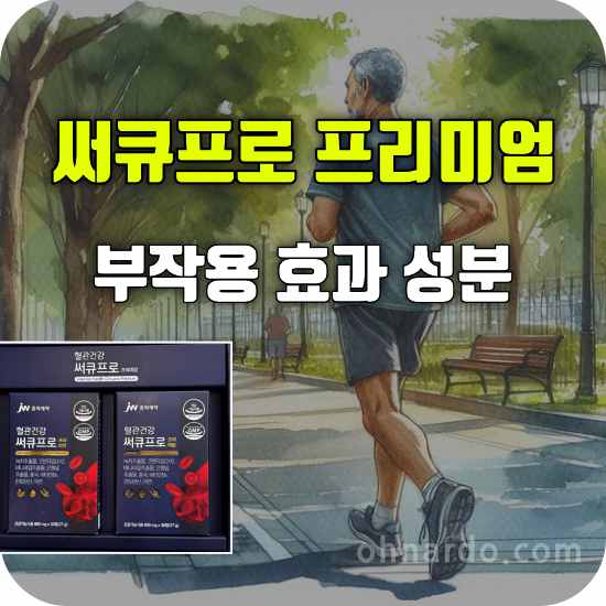 써큐프로 프리미엄 부작용 효능 성분 복용법