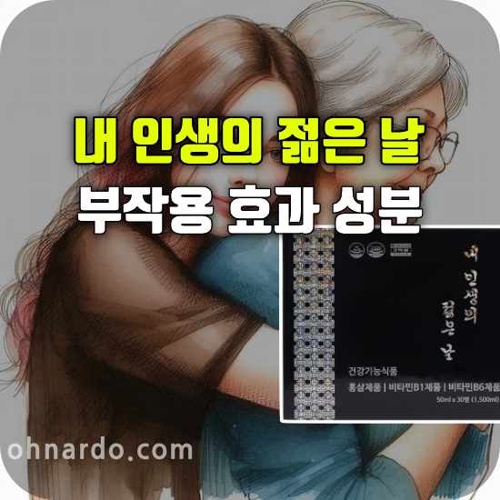 내 인생의 젊은 날 부작용 효능 성분