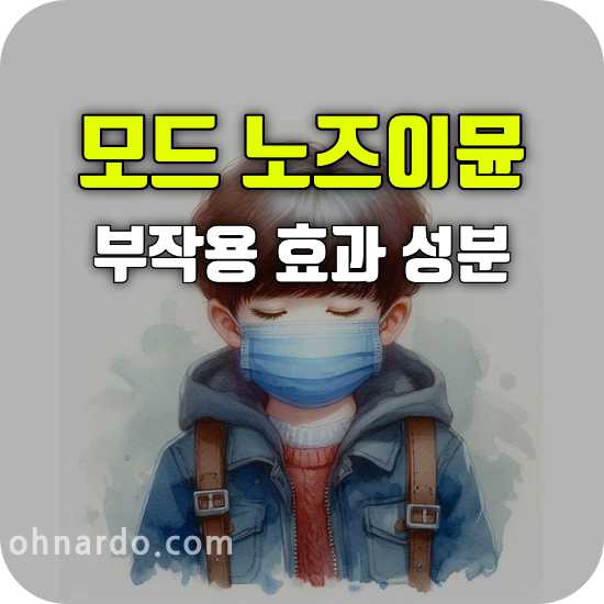 모드 노즈이뮨 부작용 효능 성분