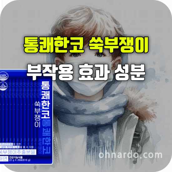 통쾌한코 쑥부쟁이 부작용 효능 성분
