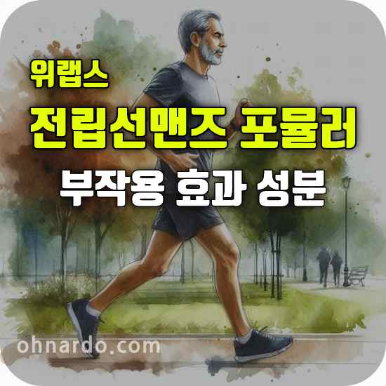 위랩스 전립선맨즈 포뮬러 부작용 효능 복용법