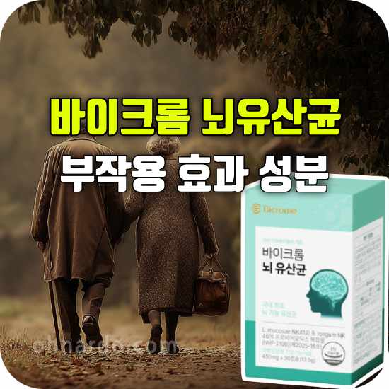 바이크롬 뇌유산균 부작용 효과 성분